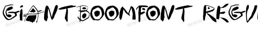 GiantBoomFont Regula字体转换